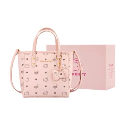 Sanrio Pieces Kitty Synthetic Leather Shoulder Bags Handbags Women's Pink