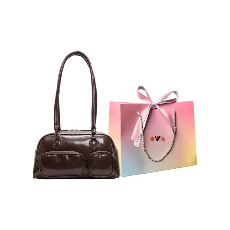 Yalu PU Bowling Bag, Shoulder Bag Women's Multicolor-21