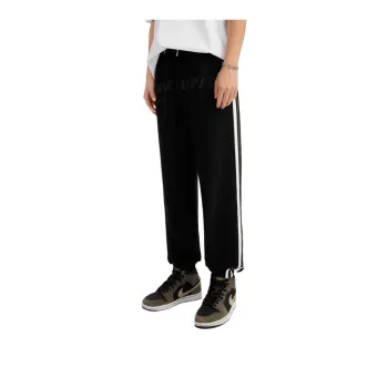 Fun x JIAFEIMAO LIANMINGKUAN Knitted Sports Pants Unisex Black