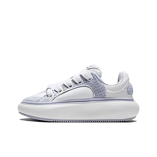 LiNing Yun You C4D Low Top Skateboard Shoes Women's Beige Blue Purple