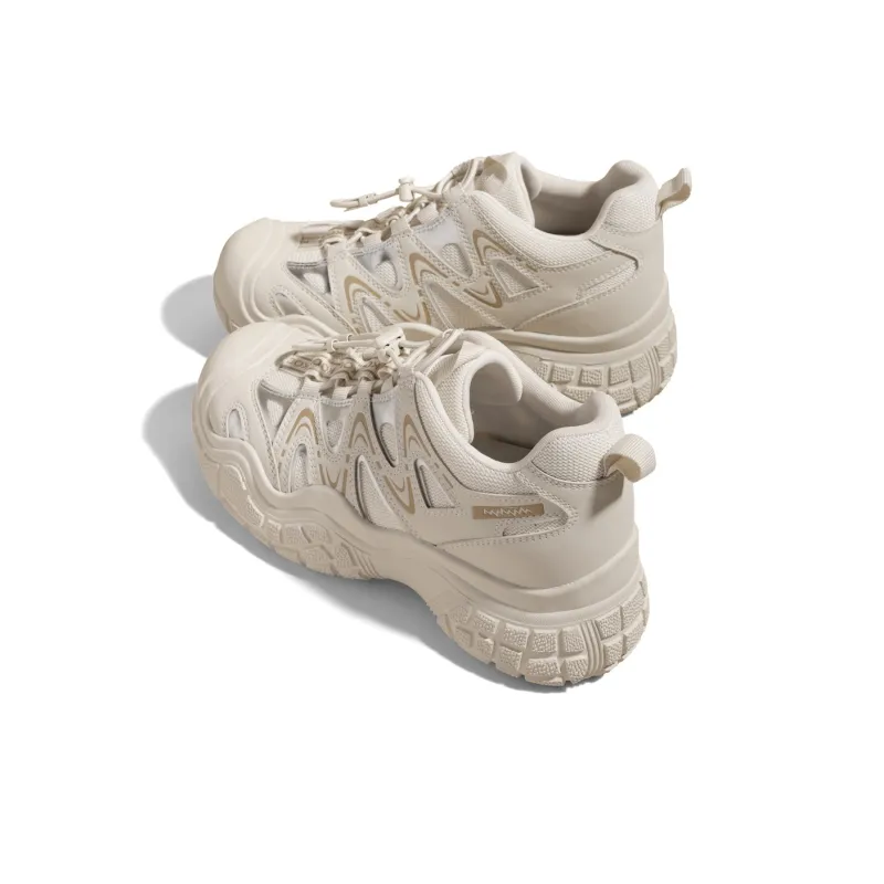KODI Anti-Slip And Wear-Resistant Height Increasing Low-Top Chunky Sneakers Women's-13
