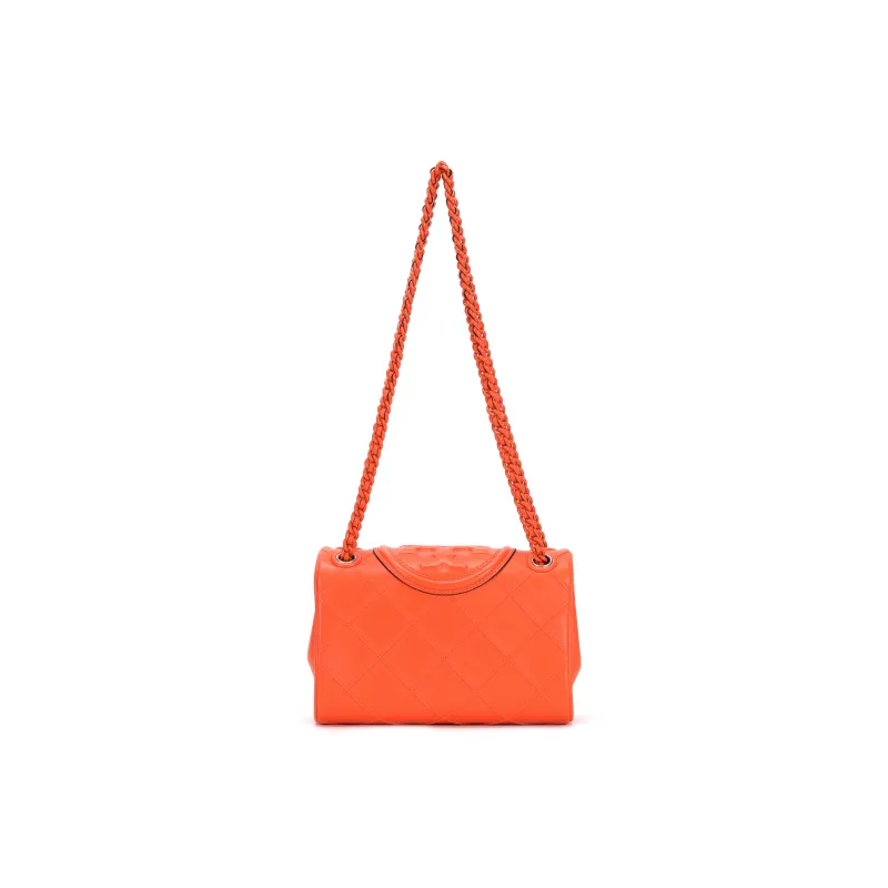 TORY BURCH Leather Crossbody Bag, Shoulder Bag Women's Red-2