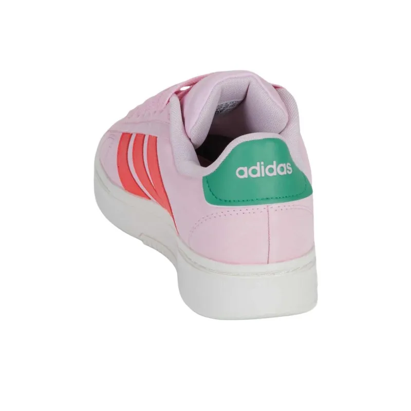 Adidas GRAND COURT ALPHA Durable Breathable Low Top Skateboard Shoes Women's Pink-4