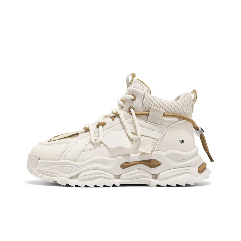 NANJIREN Shock Absorbers With Slip Resistant Features Mid Top Chunky Sneakers Men's-8