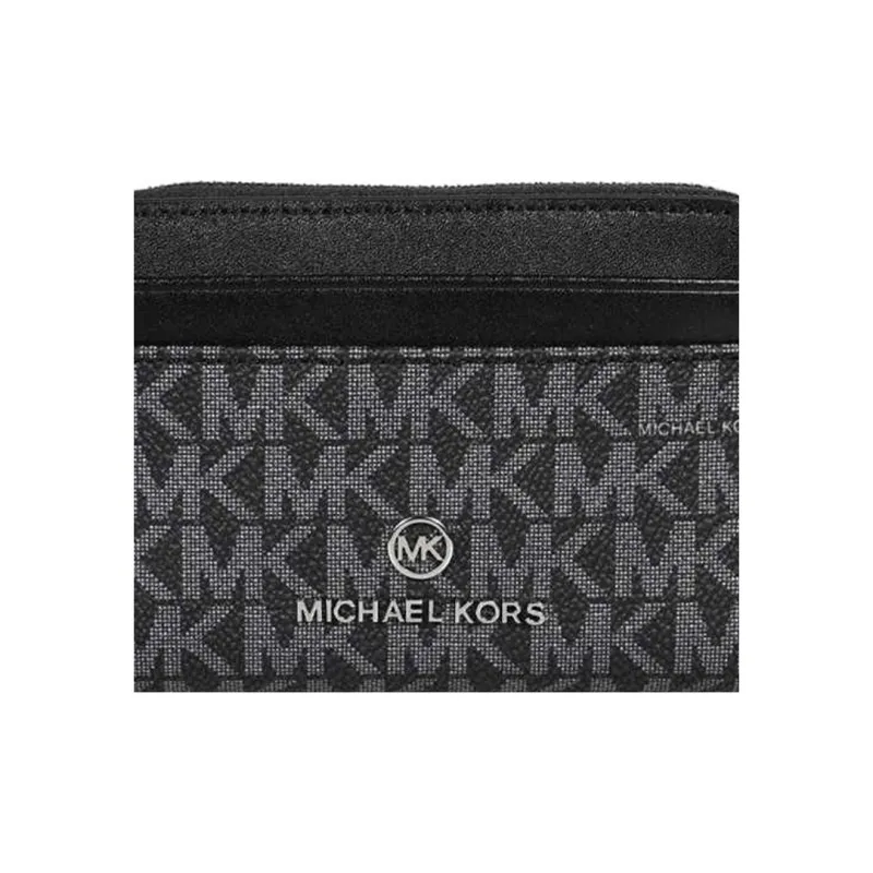 MICHAEL KORS Jet Set Charm Series PVC Polyvinyl Chloride Wallet Women's Black-2