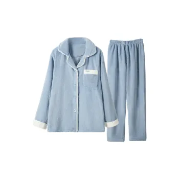 H YXIANG Pajama Set Women's Blue