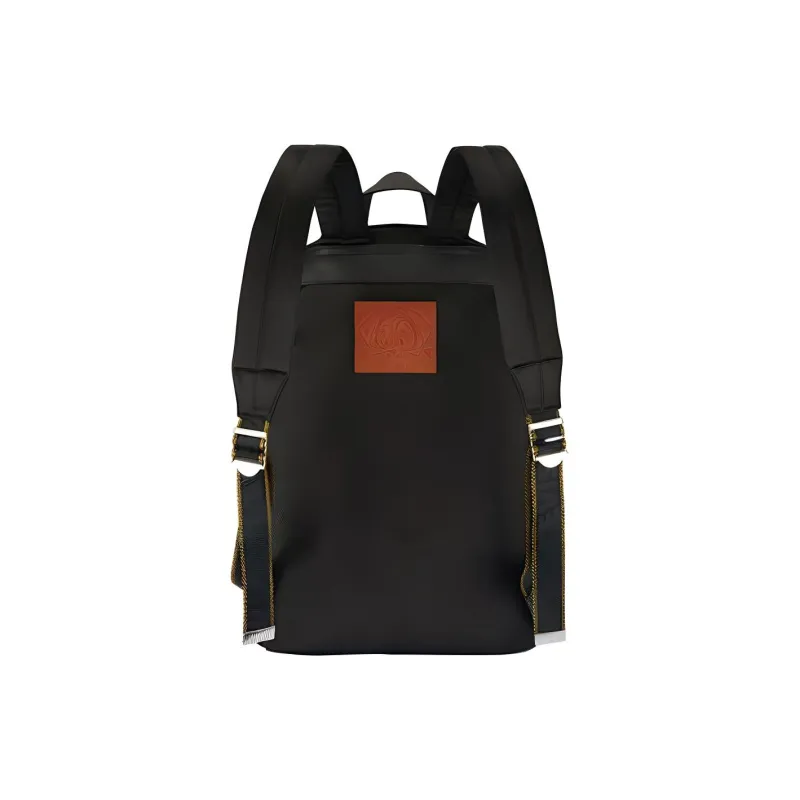EVISU Velour Backpack Regular Men's Denim Blue-1