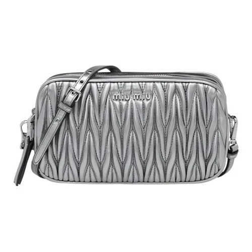 MIU MIU Soft Sheep Leather Shoulder Bag Crossbody Bag Women's ensemble