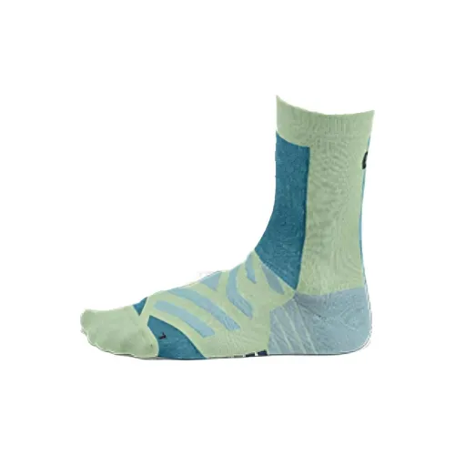 On Performance Running Socks Women's Macaron Green/Niagara Blue
