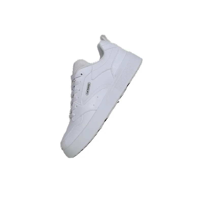 QIAODAN Abrasion Resistant Skateboard Shoes Women's White-2
