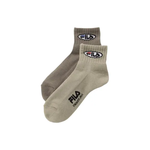 FILA Ankle Socks Men's 2 Pack Brown