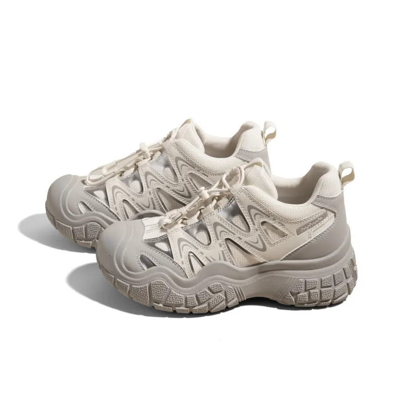 KODI Anti-Slip And Wear-Resistant Height Increasing Low-Top Chunky Sneakers Women's-6