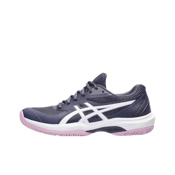 Asics Abrasion Resistant Low Top Tennis Shoes Women's Dark Purple
