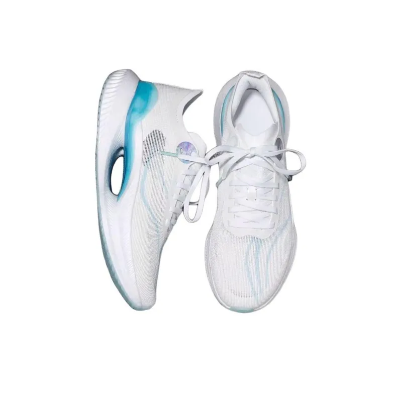 LiNing Jueying 2 Essential Cushioning Rebound Low Top A GRIP PRO Running Shoes Men's White Blue-3