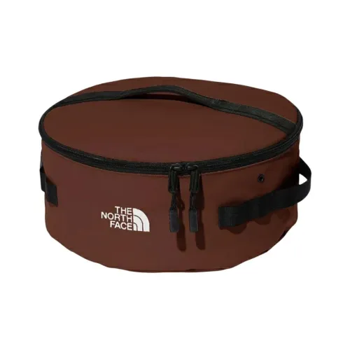 THE NORTH FACE Recycled Polyester Makeup Bag Unisex Cappuccino-Colored
