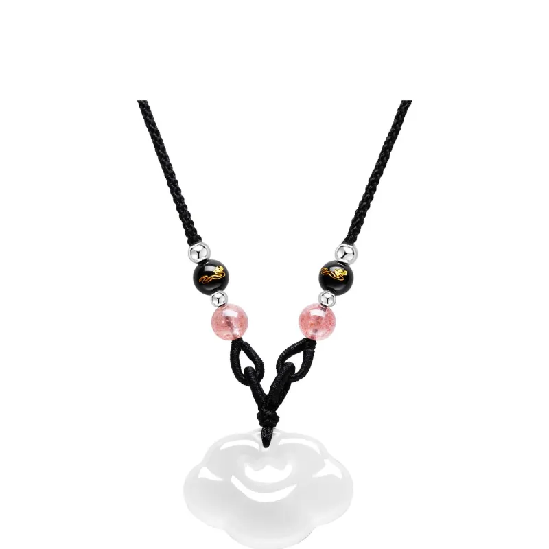 VOEX Agate Jade Necklaces Unisex-0