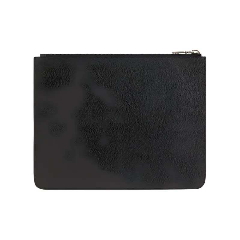 Givenchy Artificial Leather Clutch Tubas Men's Black-1