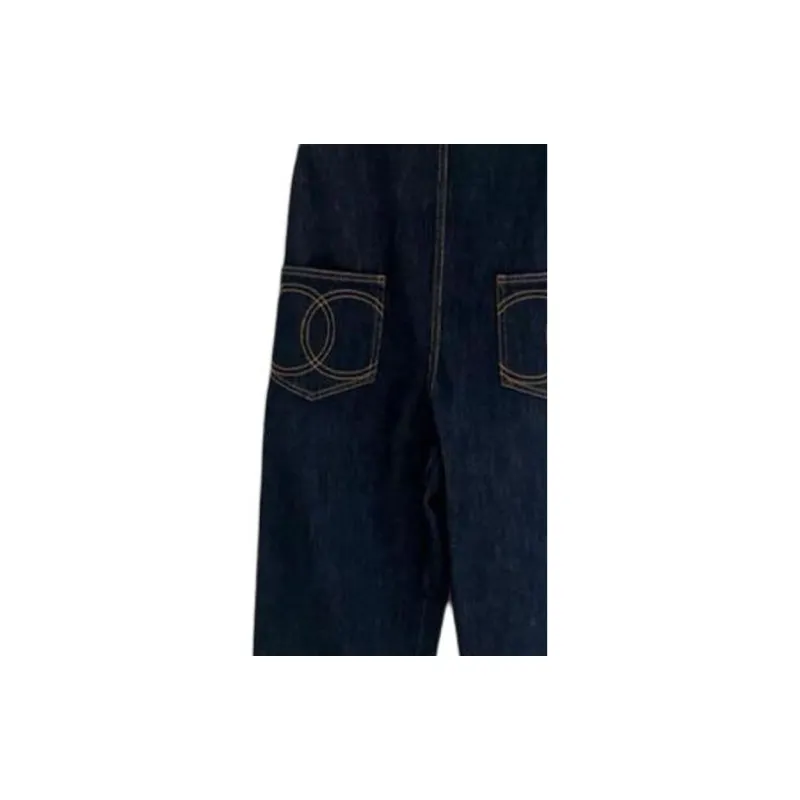 CHANEL Jumpsuits Women's Blue-4