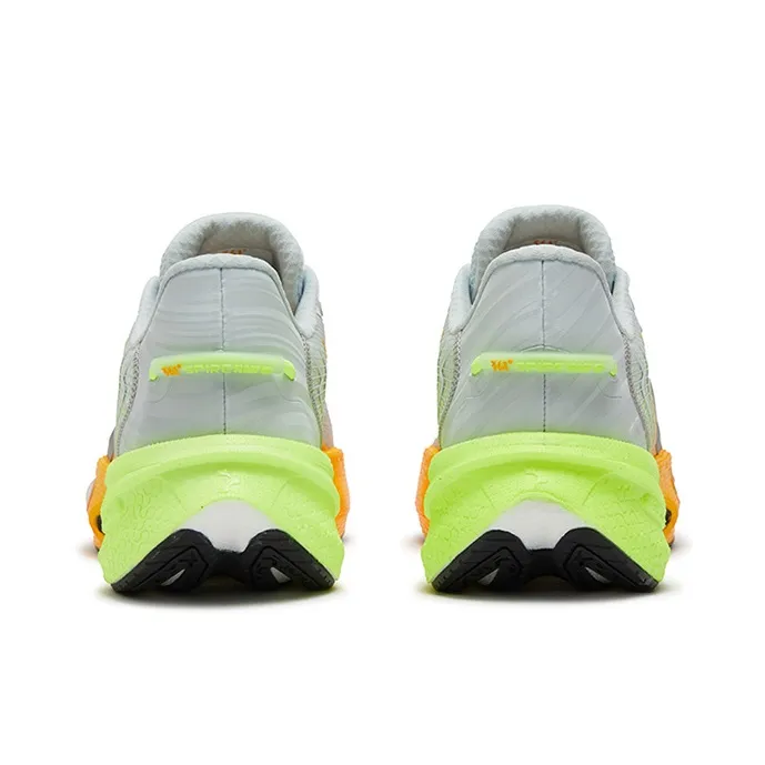 361° Wear Resistant Rebound Cushioning Low Top Casual Sprint Running Shoes Men's Orange Yellow-3