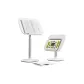 Cream White[Rotatable Retractable]for Books/Flat/Cell Phone/Laptop