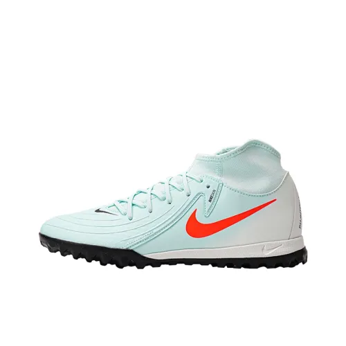 Nike Phantom Luna 2 TF Rubber Broken Studs Cushioning Wear-Resistant Soccer Shoes Unisex Light Blue