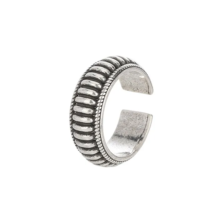 ATPLAY Silver Plated Copper Rings Unisex Silver-0
