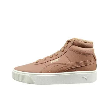 PUMA Warm And Wear Resistant High Top Skateboard Shoes Women's Brown