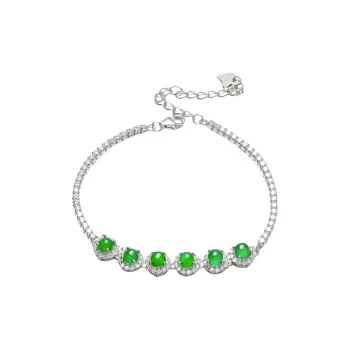 Oriental Jade Ice Type Jadeite Bracelets Women's