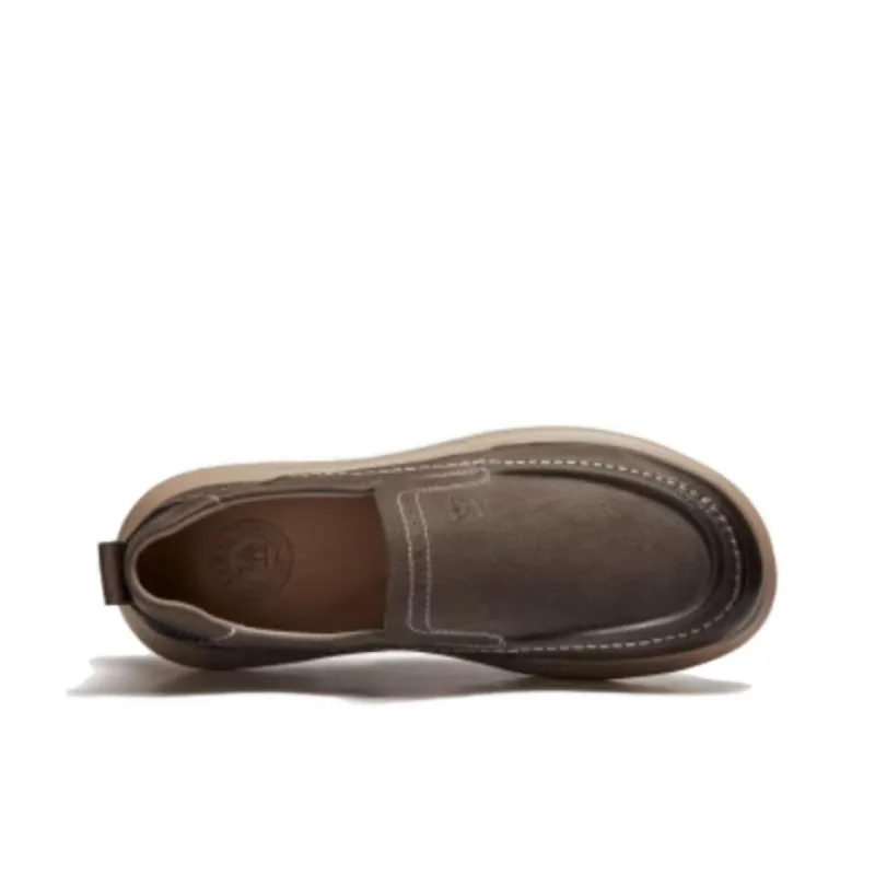 CAMEL Men's Casual Shoes Men Low Top Khaki/Black, Earth Yellow/Black-2