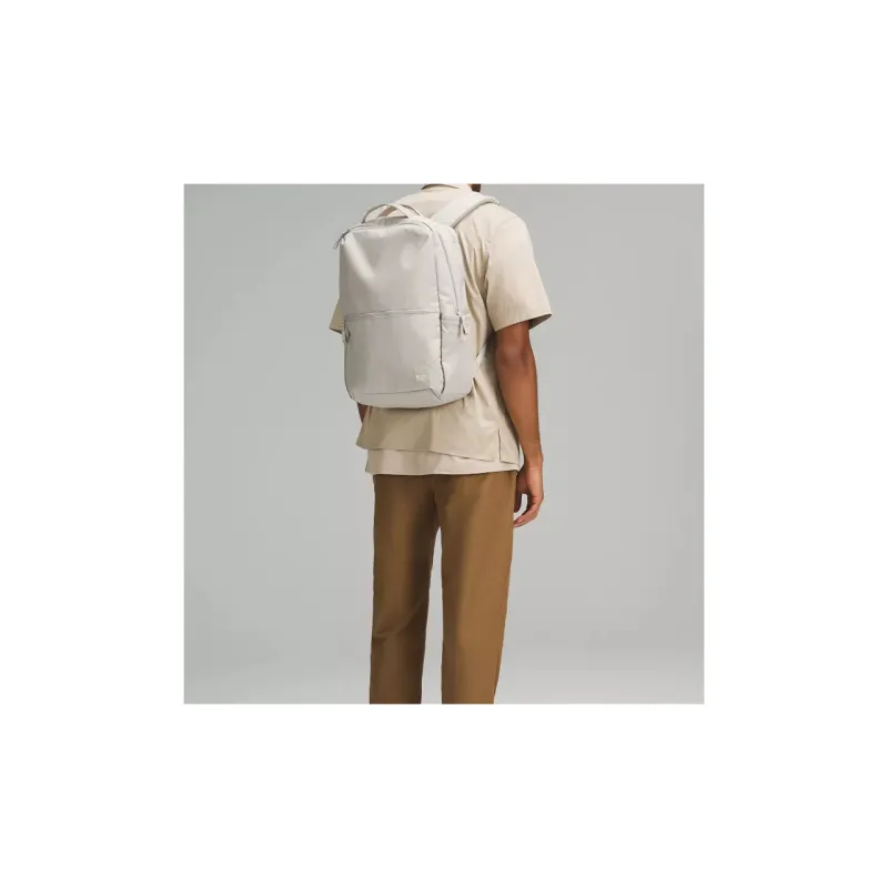 Lululemon Polyester Backpack Regular Unisex Original Linen Mixed Gray Eucalyptus-4