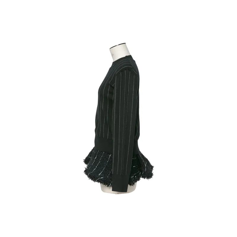 Sacai Long Sleeved Dresses Women's Black-2