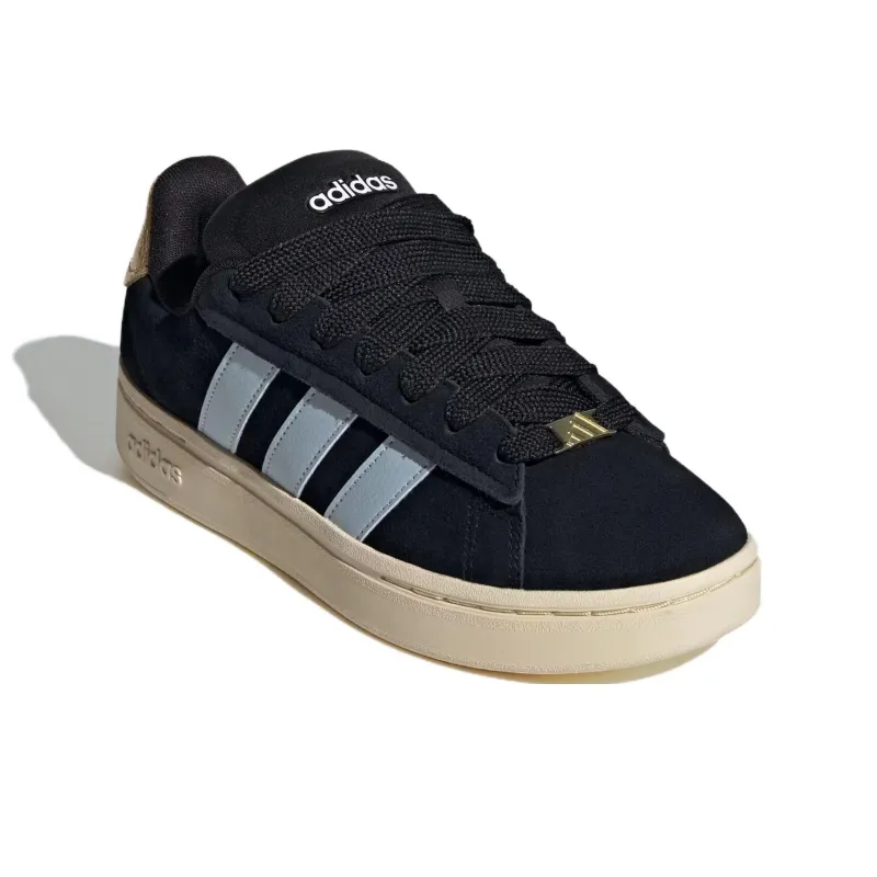 Adidas GRAND COURT ALPHA Breathable Low Top Skateboard Shoes Women's Black-2