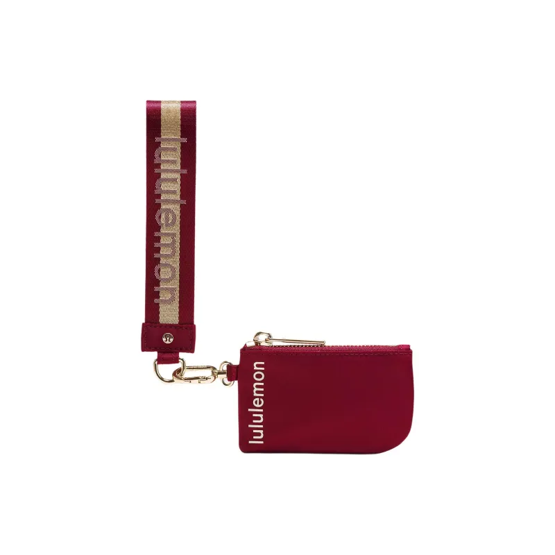 Lululemon Nylon Clutch Women's Red & Beige-1