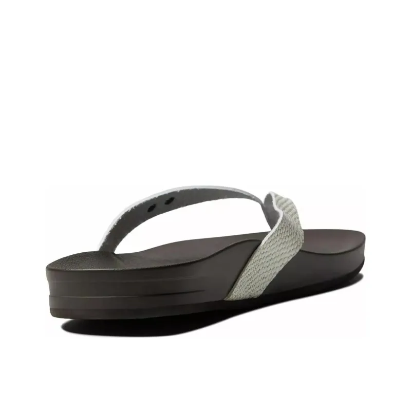 REEF Odor-Resistant Slip-Resistant Flip Flops Women's White Brown-1