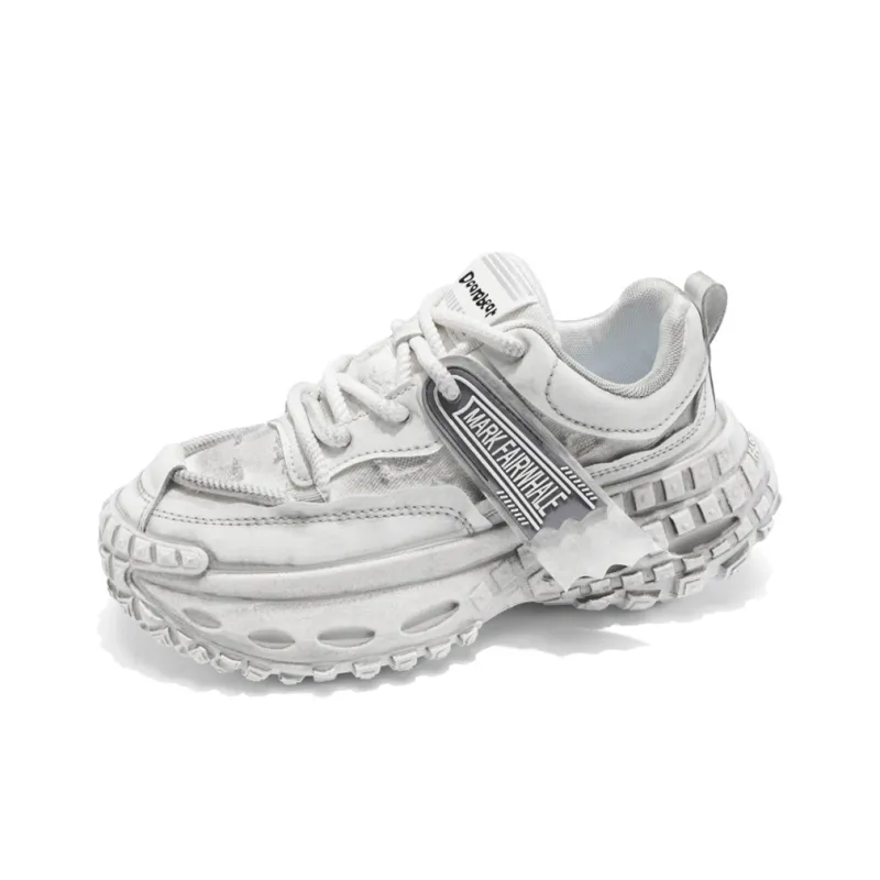 Budding Bear Anti Slip And Wear Resistant Height Increasing Low Top Chunky Sneakers Men's-3