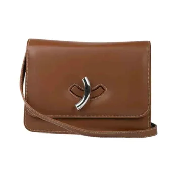 Little Liffner Cow Leather Shoulder Bag Small Size Women's Chocolate Brown
