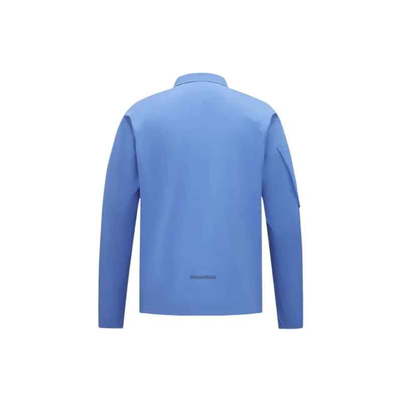 DESCENTE BLEU Sports Woven Jacket Men's-1