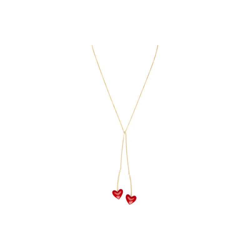 A.P.C Heart pendants Necklace-0
