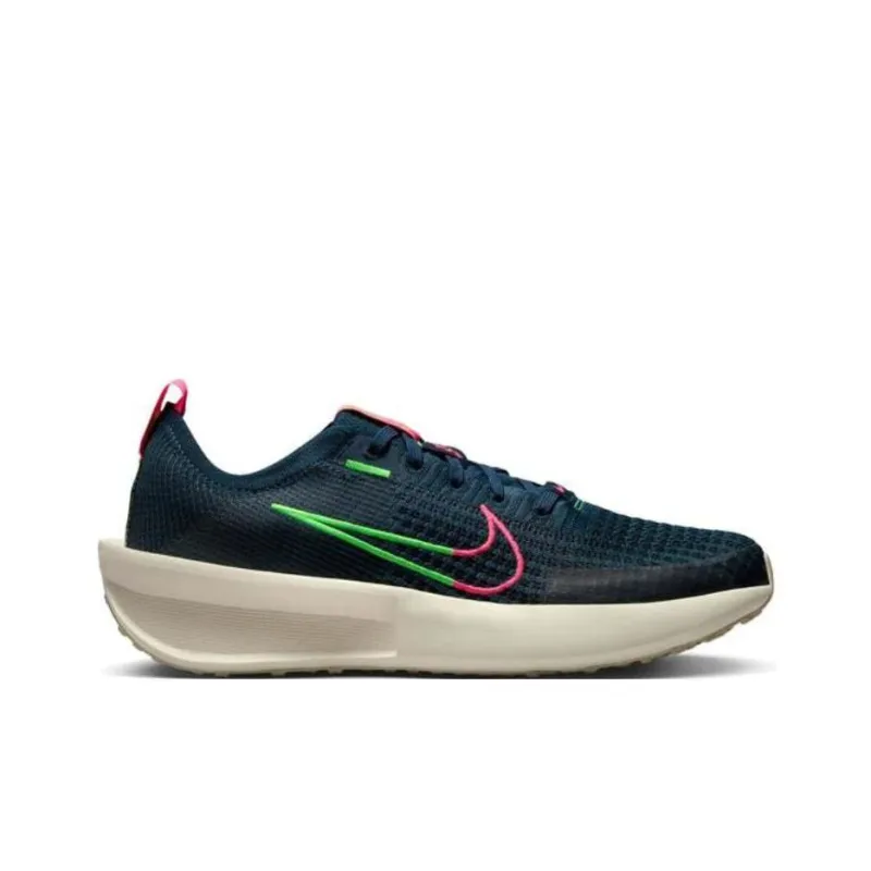 Nike Interact Run Armory Navy Hyper Pink Pale Ivory Green Strike Women's-1
