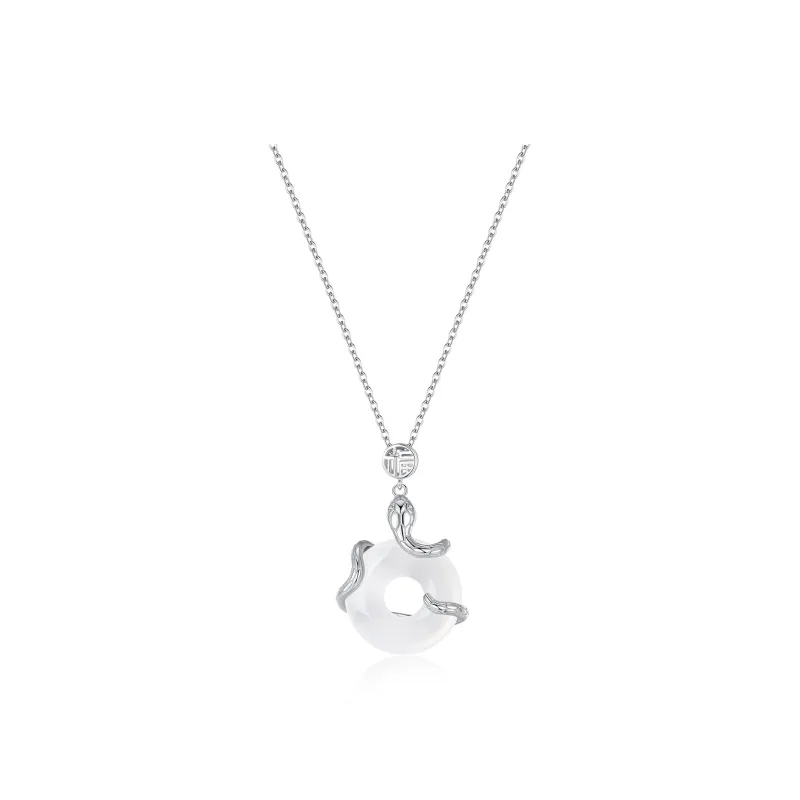 Kim Ka Fook Chalcedony Jade Necklaces Women's-0