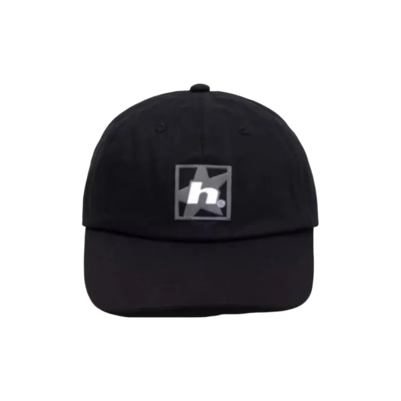 HUF Cotton Baseball Caps Unisex Black-1