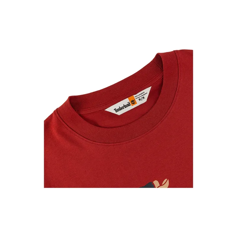 Timberland T Shirt Men's Burnt Nail Flower-4