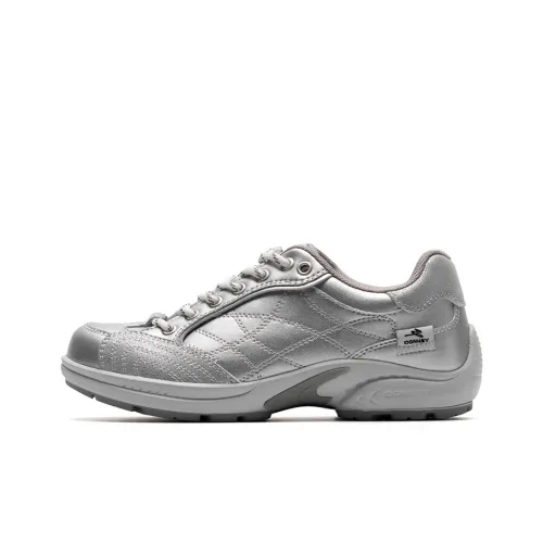 Mule Donkey Anti Slip Wear Resistant Low Top Casual Shoes Unisex Silver