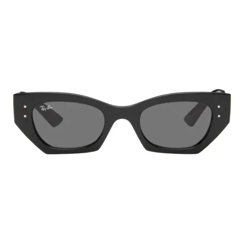 RayBan Steel Square Sunglasses Unisex Black