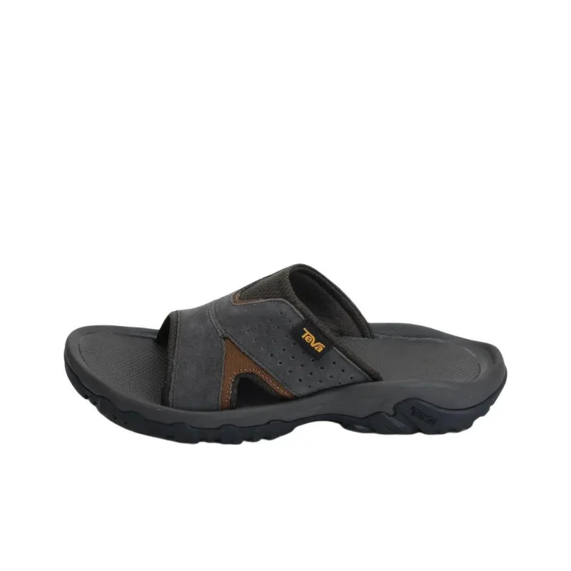 Teva Slip-Resistant Abrasion-Resistant Slide Slippers Men's Black-0