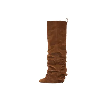 The Attico Rea Knee-high Boots 10.5cm Women's Brown