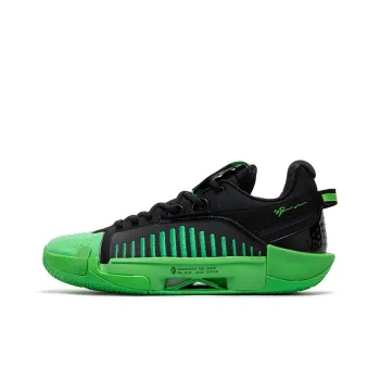 361° Cushioning Anti Slip And Wear Resistant Low Top Basketball Shoes Men's Black Luster Green