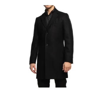 HUGO BOSS Coats Men Black