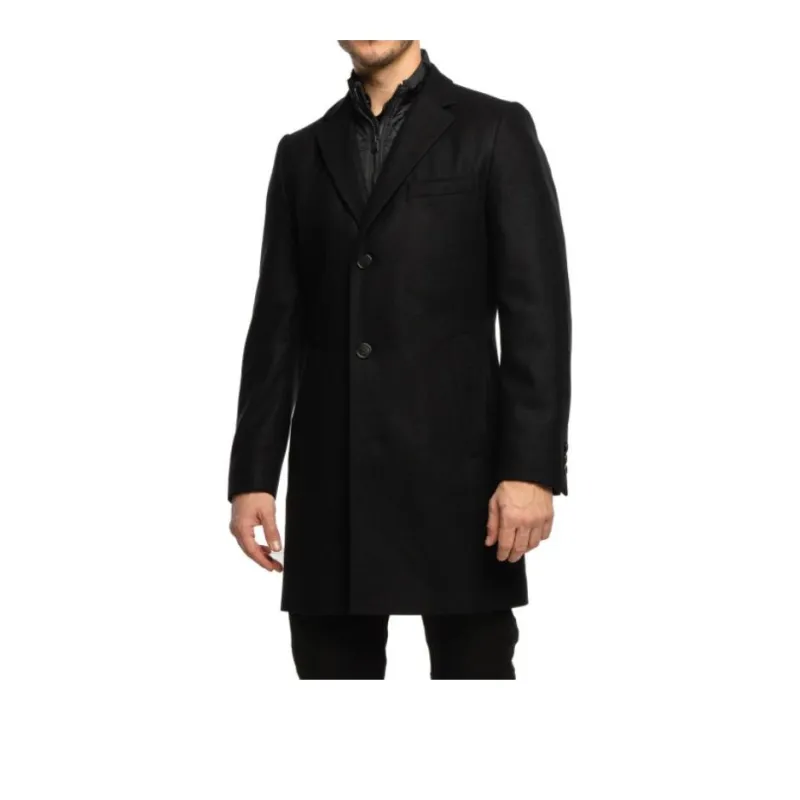HUGO BOSS Coats Men Black-0