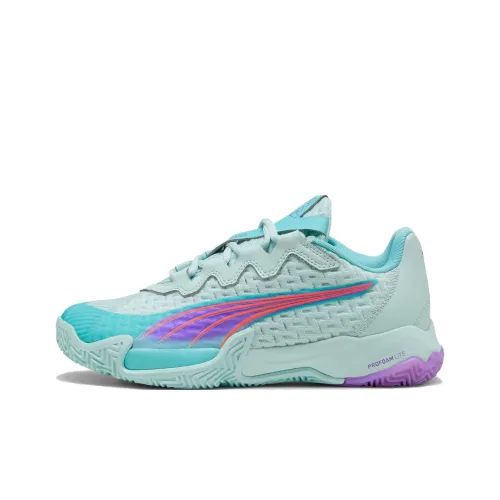 PUMA Nova Anti-Slip Wear-Resistant Low-Top Tennis Shoes Women's Blue Purple